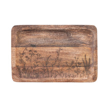 Load image into Gallery viewer, Etched Mango Wood Tray