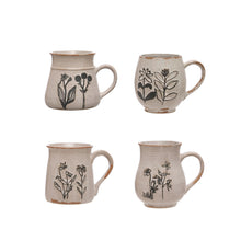 Load image into Gallery viewer, Flower Debossed Mug