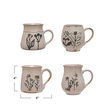 Load image into Gallery viewer, Flower Debossed Mug