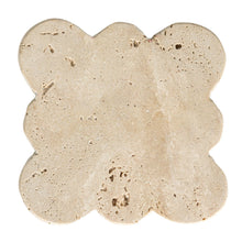 Load image into Gallery viewer, Travertine Coasters w/ Scalloped Edge, Set of 4