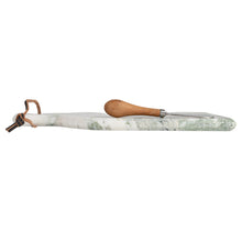 Load image into Gallery viewer, Marble Cheese Board & Knife, Green