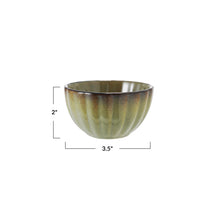 Load image into Gallery viewer, Fluted Bowl, Sage Green
