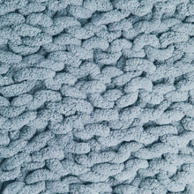 Load image into Gallery viewer, Chunky Knit Throw Blanket - Denim
