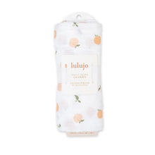 Load image into Gallery viewer, Lulujo Peaches Swaddle Blanket