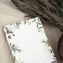 Load image into Gallery viewer, Utility House Olive List Notepad