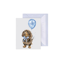 Load image into Gallery viewer, 'Boy Sausage' Dachshund Enclosure Card