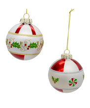 Load image into Gallery viewer, Holly Leaves Ball Ornaments