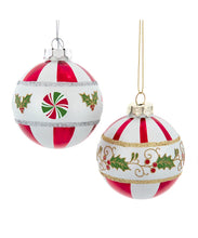 Load image into Gallery viewer, Holly Leaves Ball Ornaments