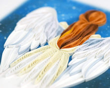 Load image into Gallery viewer, Angel Quilling Card