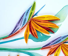 Load image into Gallery viewer, Bird of Paradise Quilling Card