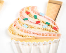 Load image into Gallery viewer, Cupcake Trio Birthday Quilling Card