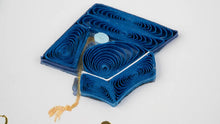 Load image into Gallery viewer, Grad Caps Quilling Card