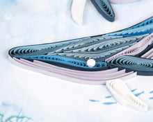 Load image into Gallery viewer, Humpback Whales Quilling Card