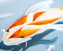 Load image into Gallery viewer, Koi Fish Pond Quilling Card
