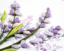 Load image into Gallery viewer, Lavender Bunch Quilling Card