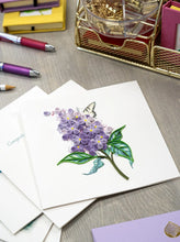 Load image into Gallery viewer, Lilacs Quilling Card