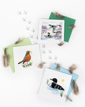 Load image into Gallery viewer, Loon Quilling Card