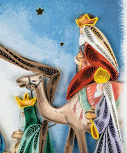 Load image into Gallery viewer, Nativity Scene Quilling Card