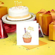 Load image into Gallery viewer, Sprinkle Cupcake Quilling Birthday Card