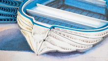 Load image into Gallery viewer, Two Boats on the Shore Quilling Card