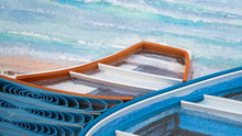 Load image into Gallery viewer, Two Boats on the Shore Quilling Card