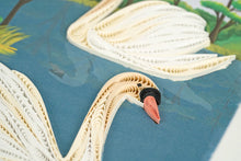 Load image into Gallery viewer, Two Swans Quilling Card