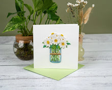 Load image into Gallery viewer, Daisy Posy Quilling Card