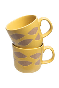 Yellow Art Deco Mug