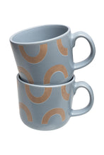 Load image into Gallery viewer, Blue Arch Art Deco Mug
