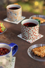 Load image into Gallery viewer, Vintage Garden Mug, Red