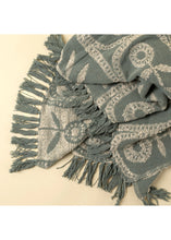 Load image into Gallery viewer, Marigold Throw, Slate Blue