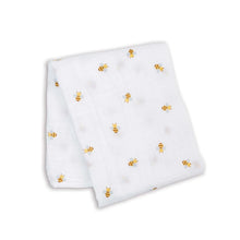 Load image into Gallery viewer, Bee Muslin Swaddle