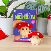 Load image into Gallery viewer, Mushroom Needle Felting Kit