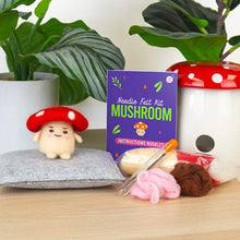 Load image into Gallery viewer, Mushroom Needle Felting Kit