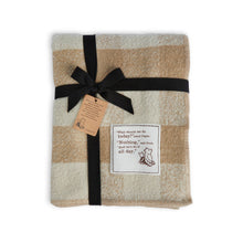Load image into Gallery viewer, Winnie-the-Pooh Nothing All Day Tan Plaid Blanket