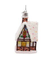 Load image into Gallery viewer, Glass Tudor House Ornament