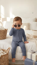 Load image into Gallery viewer, Serenity Blue Baby Romper