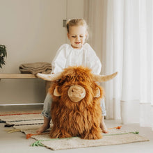 Load image into Gallery viewer, Soft Bouncy Highland Cow
