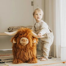 Load image into Gallery viewer, Soft Bouncy Highland Cow