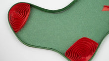 Load image into Gallery viewer, Christmas Stocking Bouquet Quilling Card