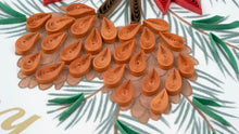 Load image into Gallery viewer, Merry Christmas Pinecone Quilling Card