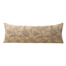 Load image into Gallery viewer, Meadowlark Lumbar Cushion, Blue, 15 x 42"