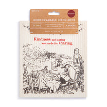 Load image into Gallery viewer, Winnie The Pooh Holiday Biodegradable Dish Cloths Set of 2 - Made For Sharing
