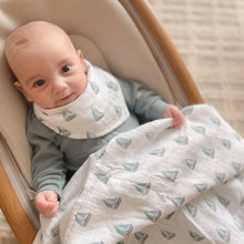 Load image into Gallery viewer, Vintage Bears & Sailboats - Bandana Bibs