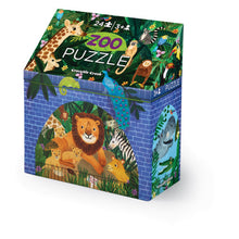 Load image into Gallery viewer, Crocodile Creek Zoo Puzzle, 24pcs

