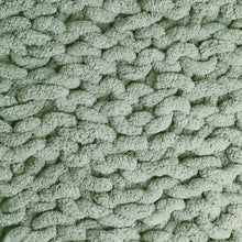 Load image into Gallery viewer, Chunky Knit Throw Blanket - Eucalyptus