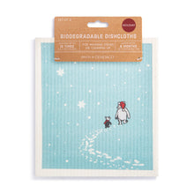 Load image into Gallery viewer, Sweeter than Honey Holiday Biodegradable Dish Cloths, Winnie the Pooh