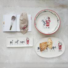 Load image into Gallery viewer, Santa's Reindeer Serving Plate