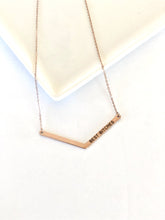 Load image into Gallery viewer, Best Bitches Bar Necklace by Glass House Goods
