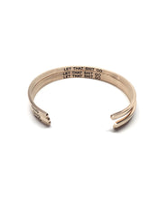 Load image into Gallery viewer, Let That Shit Go Bangle by Glass House Goods